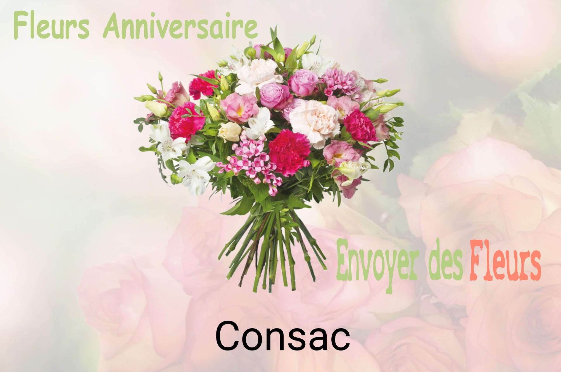 Bouquet de fleurs d’anniversaire livré à Consac